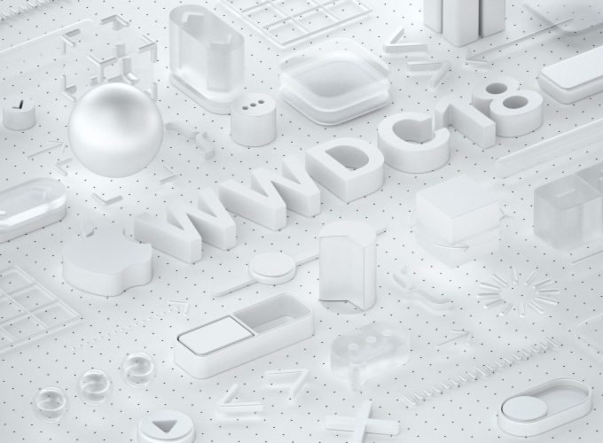 Wallpaper WWDC 2018, White, 3D, 4K, OS 895728764